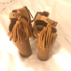Halogen Shoes - Halogen Suede Peep Toe Mules Halogen Shoes - Halogen Suede Peep Toe Mules